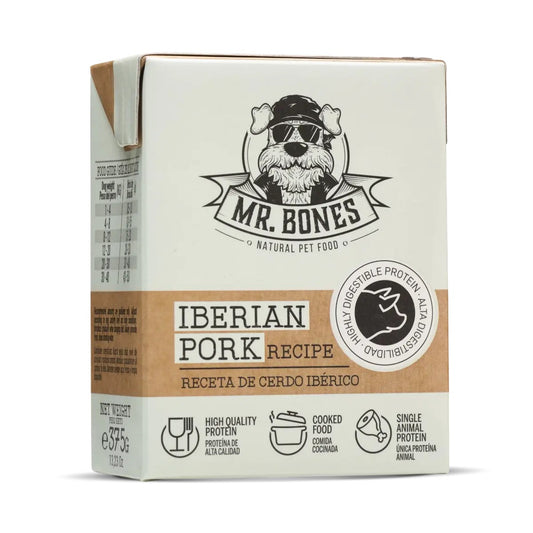 MR. BONES - RECETA DE CERDO IBÉRICO CON CALABAZA Y ACEITUNA PARA PERROS