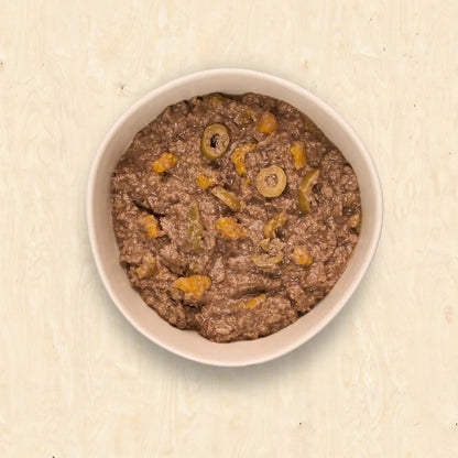 MR. BONES - RECETA DE CERDO IBÉRICO CON CALABAZA Y ACEITUNA PARA PERROS
