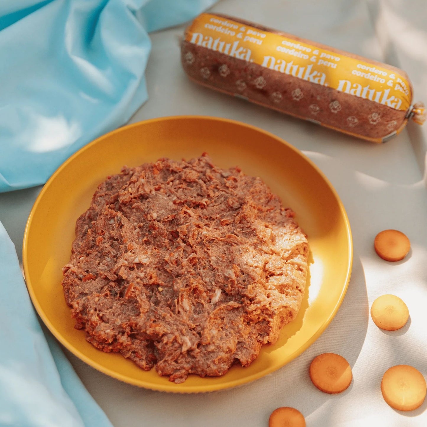 Natuka, menú de alimentación cruda BARF  elaborado cordero y pavo para perros de todas las edades y tamaños