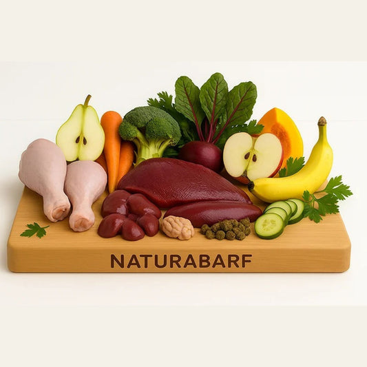 Naturabarf, menú de alimentación cruda BARF elaborado con pavo y avestruz para perros de todas las edades y tamaños