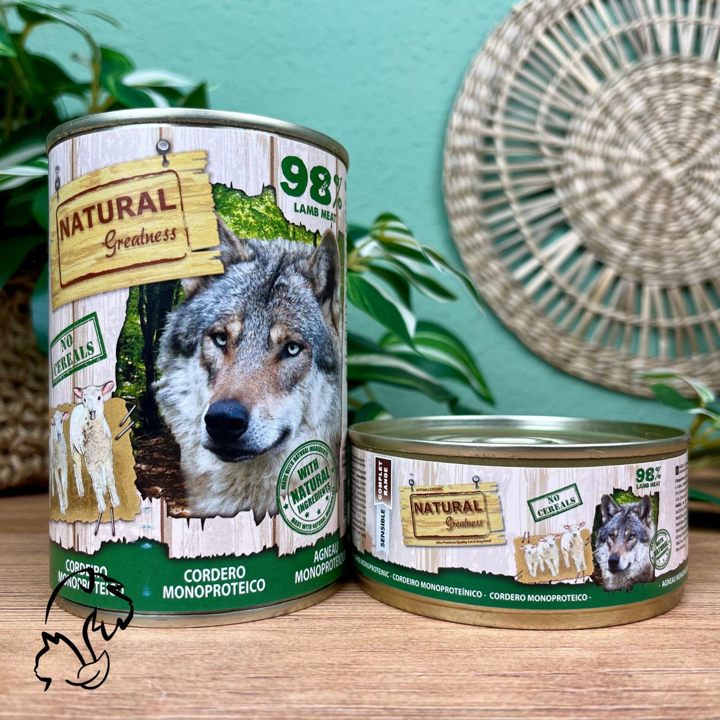 Natural Greatness Lata Completa De Cordero Monoproteico Para Perros