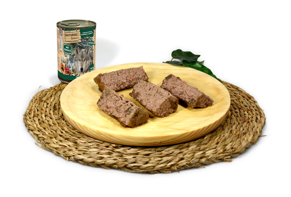 NATURAL GREATNESS - LATA CORDERO CON PAPAYA PARA PERROS