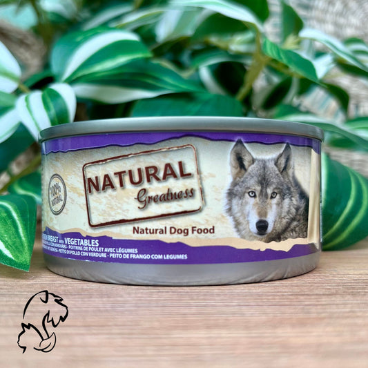 Natural Greatness Lata Natural De Pechuga De Pollo Con Verduras Para Perros