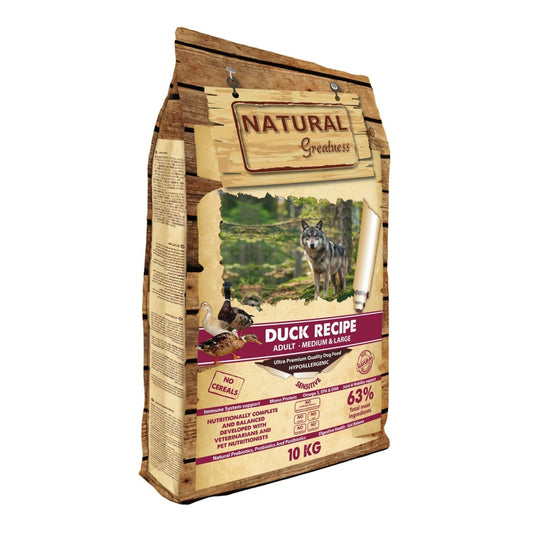 NATURAL GREATNESS - RECETA DE PATO PARA PERROS