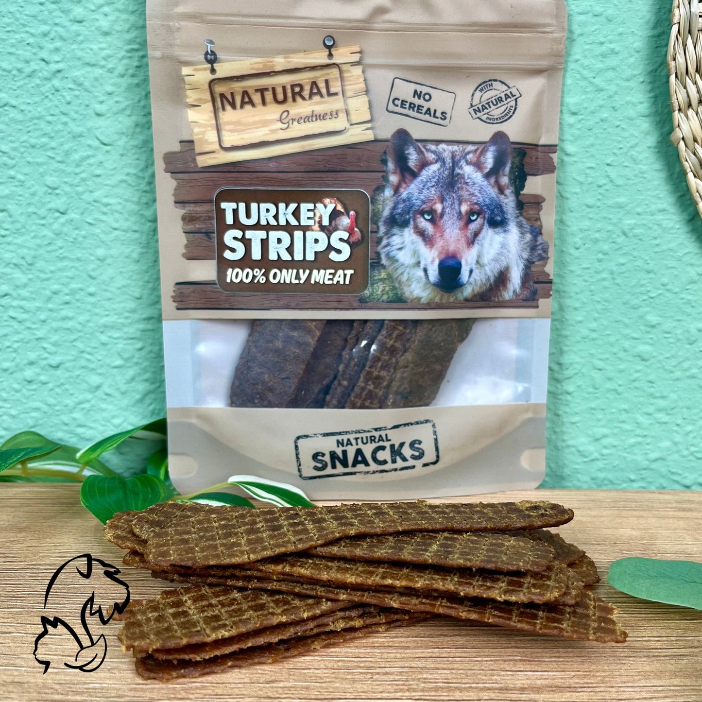 ‼️OFERTA‼️NATURAL GREATNESS - TIRAS DE CARNE DE PAVO PARA PERROS
