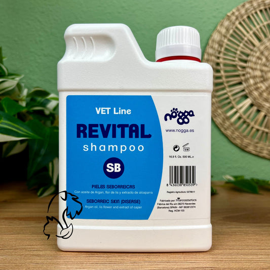 NOGGA - REVITAL SHAMPOO SB - CHAMPUTERAPIA SEBORREAS PARA PERROS Y GATOS