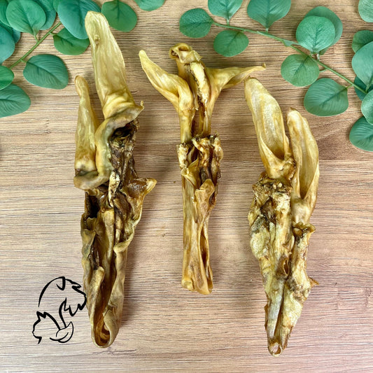 OREJAS DE CORDERO CON PIEL PARA PERROS