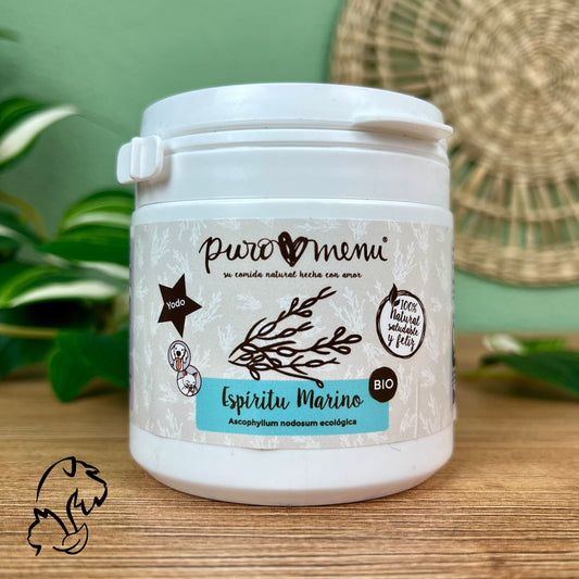 PUROMENU - ESPÍRITU MARINO - ASCOPHYLLUM NODOSUM BIO PARA PERROS Y GATOS