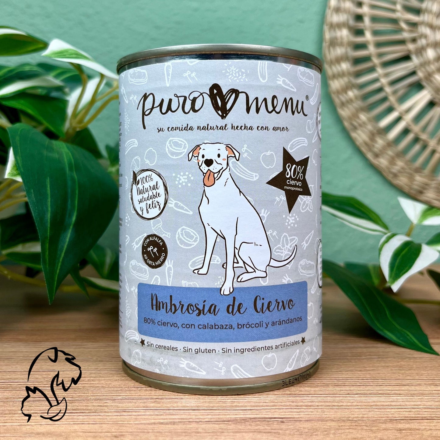 Puromenu Lata Ambrosía De Ciervo Para Perros 400g