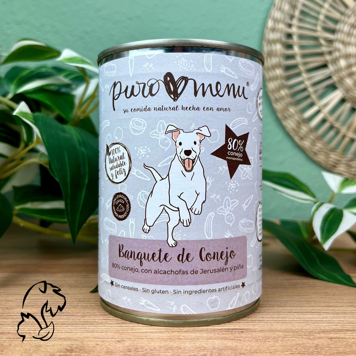 Puromenu Lata Banquete De Conejo Para Perros 400g