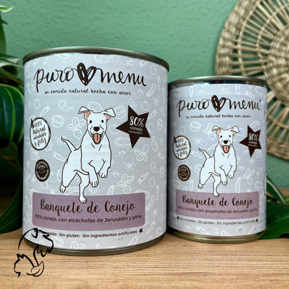 Puromenu Lata Banquete De Conejo Para Perros
