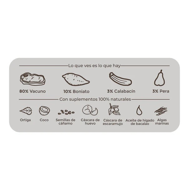 PUROMENU - LATA MARAVILLA DE VACUNO BIO PARA PERROS