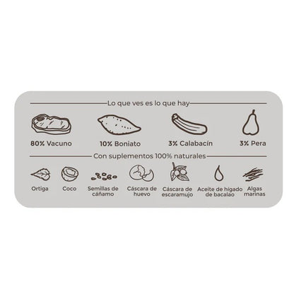 PUROMENU - LATA MARAVILLA DE VACUNO BIO PARA PERROS