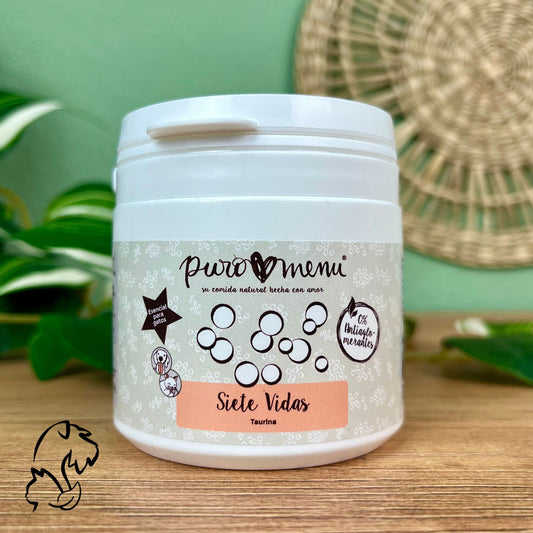 PUROMENU - SIETE VIDAS - TAURINA PARA PERROS Y GATOS