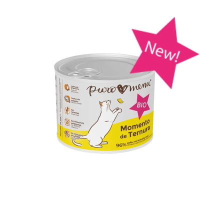 PUROMENU - LATA MOMENTO DE TERNURA DE POLLO BIO PARA GATOS