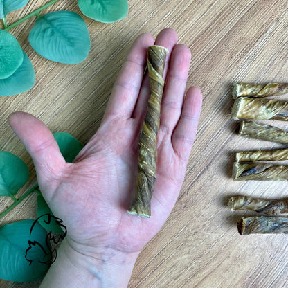 ROLLITOS DE VEJIGA DE TERNERA PARA PERROS