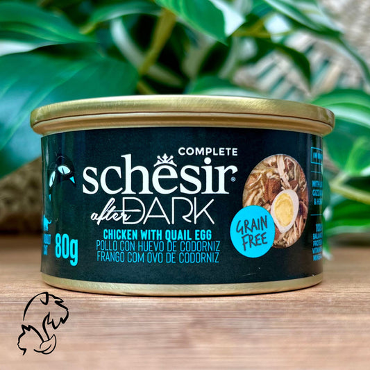 Schesir Lata Filetes De Pollo Con Huevo De Codorniz En Caldo Para Gatos