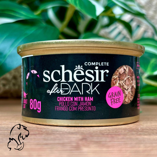 Schesir Lata Filetes De Pollo Con Jamón En Caldo Para Gatos