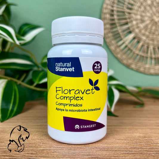 STANGEST - FLORAVET COMPLEX EN COMPRIMIDOS - SUPLEMENTO DIGESTIVO PARA PERROS Y GATOS