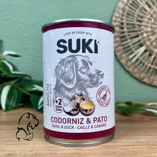 SUKI - LATA DE CODORNIZ Y PATO PARA PERROS