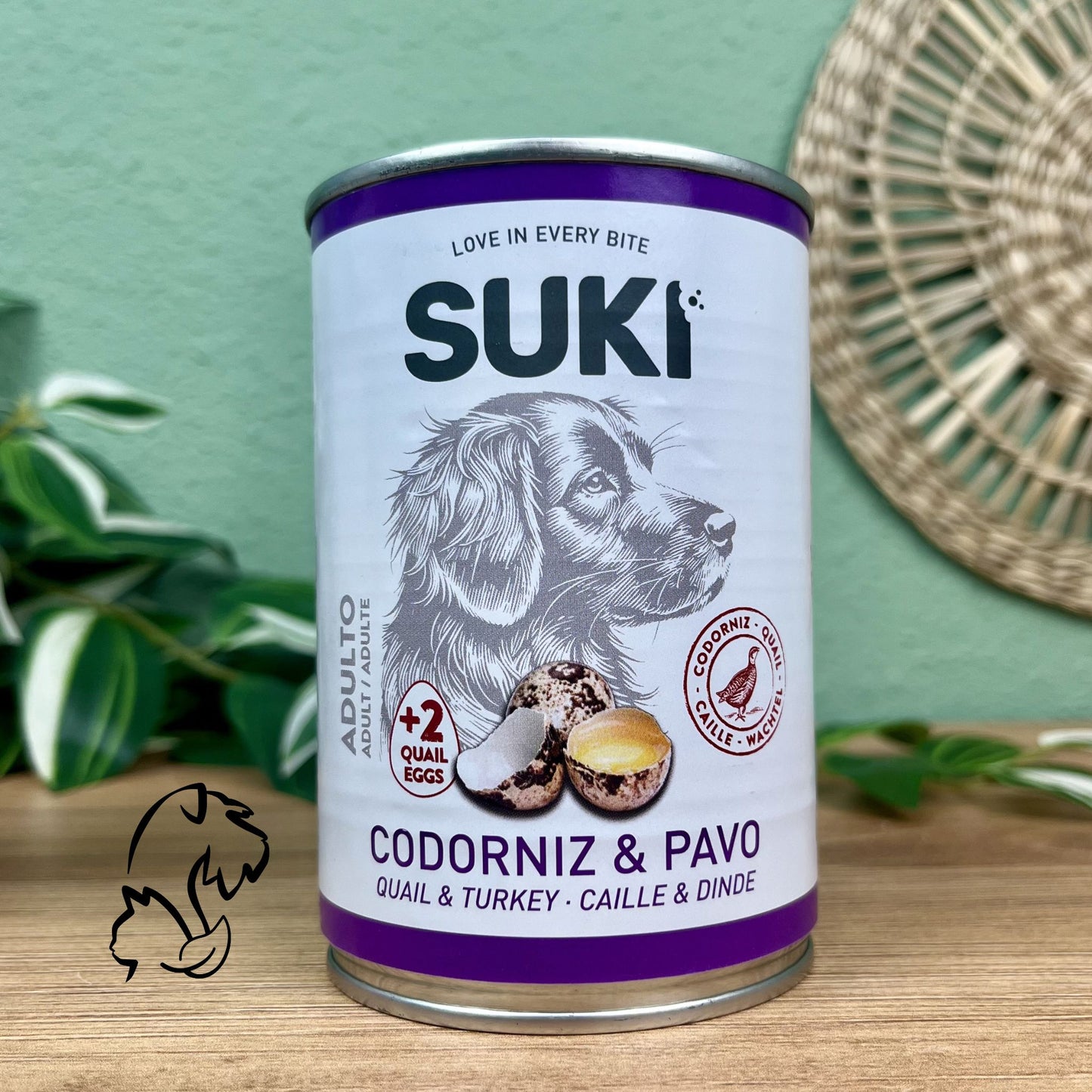 SUKI - LATA DE CODORNIZ Y PAVO PARA PERROS