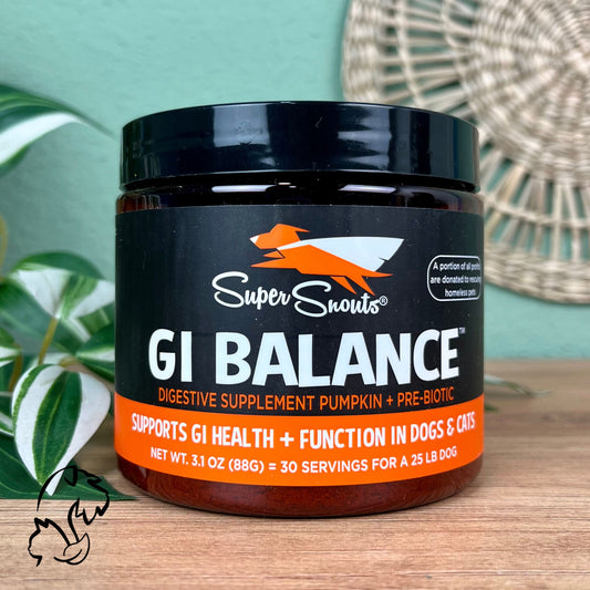SUPER SNOUTS - GI BALANCE - REGULADOR INTESTINAL PARA PERROS Y GATOS