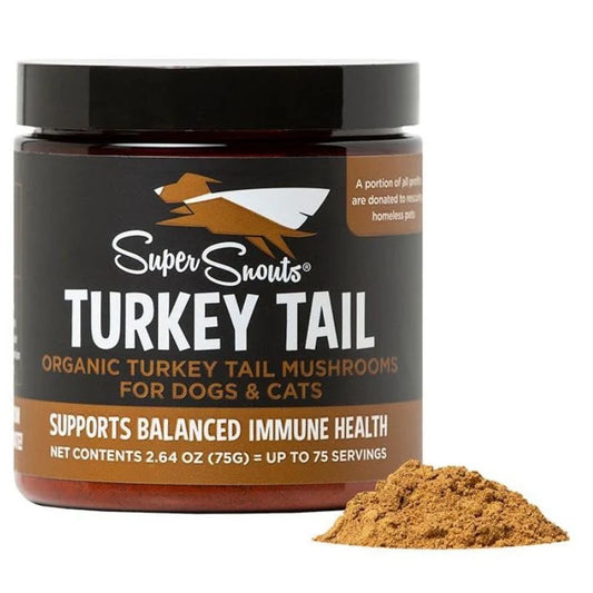 SUPER SNOUTS - TURKEY TAIL - HONGO COLA DE PAVO PARA PERROS Y GATOS