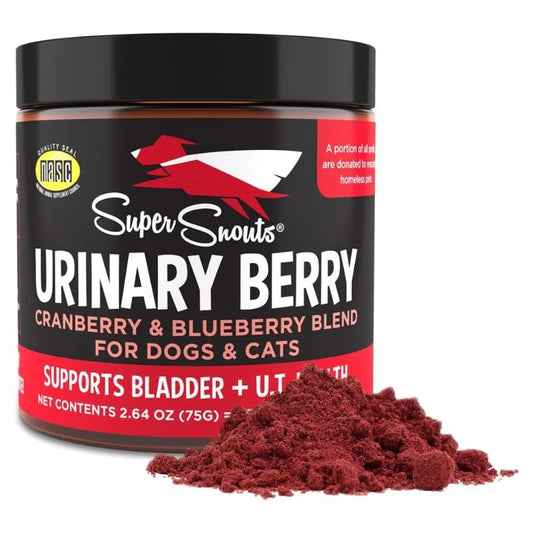 SUPER SNOUTS - URINARY BERRY - SUPLEMENTO URINARIO PARA PERROS Y GATOS