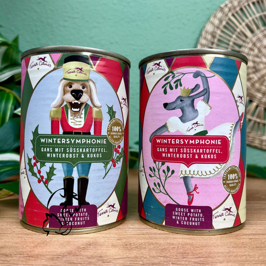 TERRA CANIS -  LATA DE INVIERNO DE GANSO CON BATATA Y FRUTAS DE INVIERNO PARA PERROS
