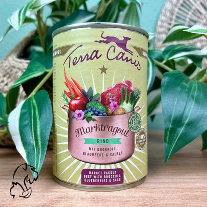 Terra Canis Lata Markt Ragout De Buey Para Perros