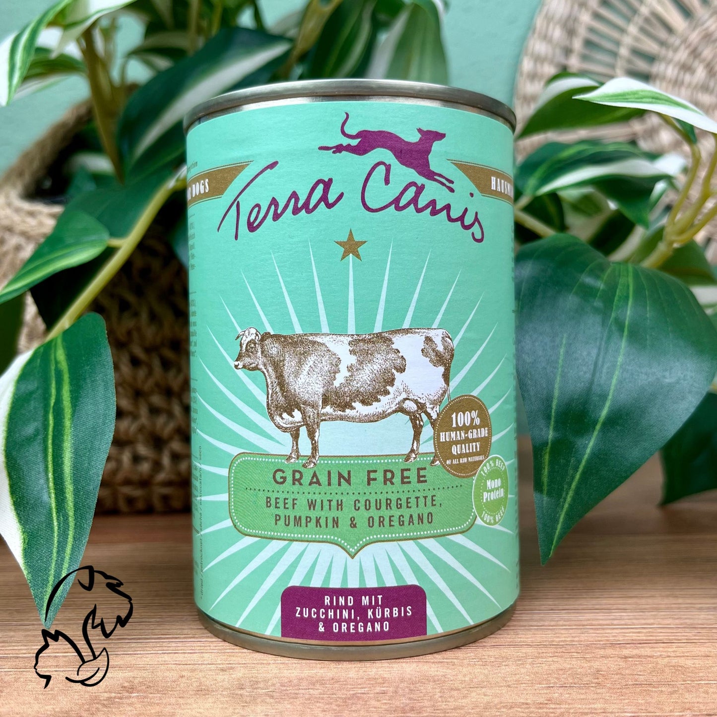 Terra Canis Lata Natural Y Monoproteica De Buey Para Perros