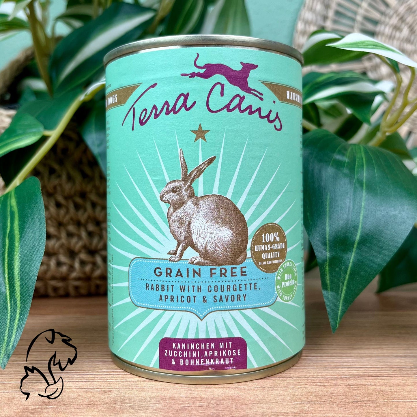 Terra Canis Lata De Conejo Y Pavo Con Ingredientes Naturales Para Perros 400g
