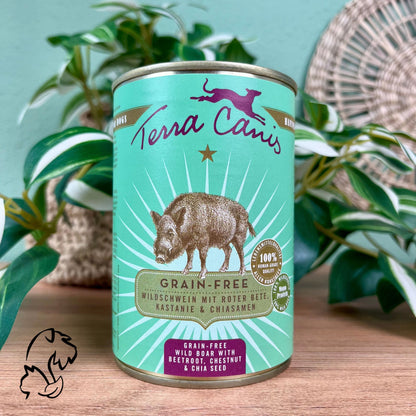 Terra Canis Lata Natural Y Monoproteica De Jabalí Para Perros