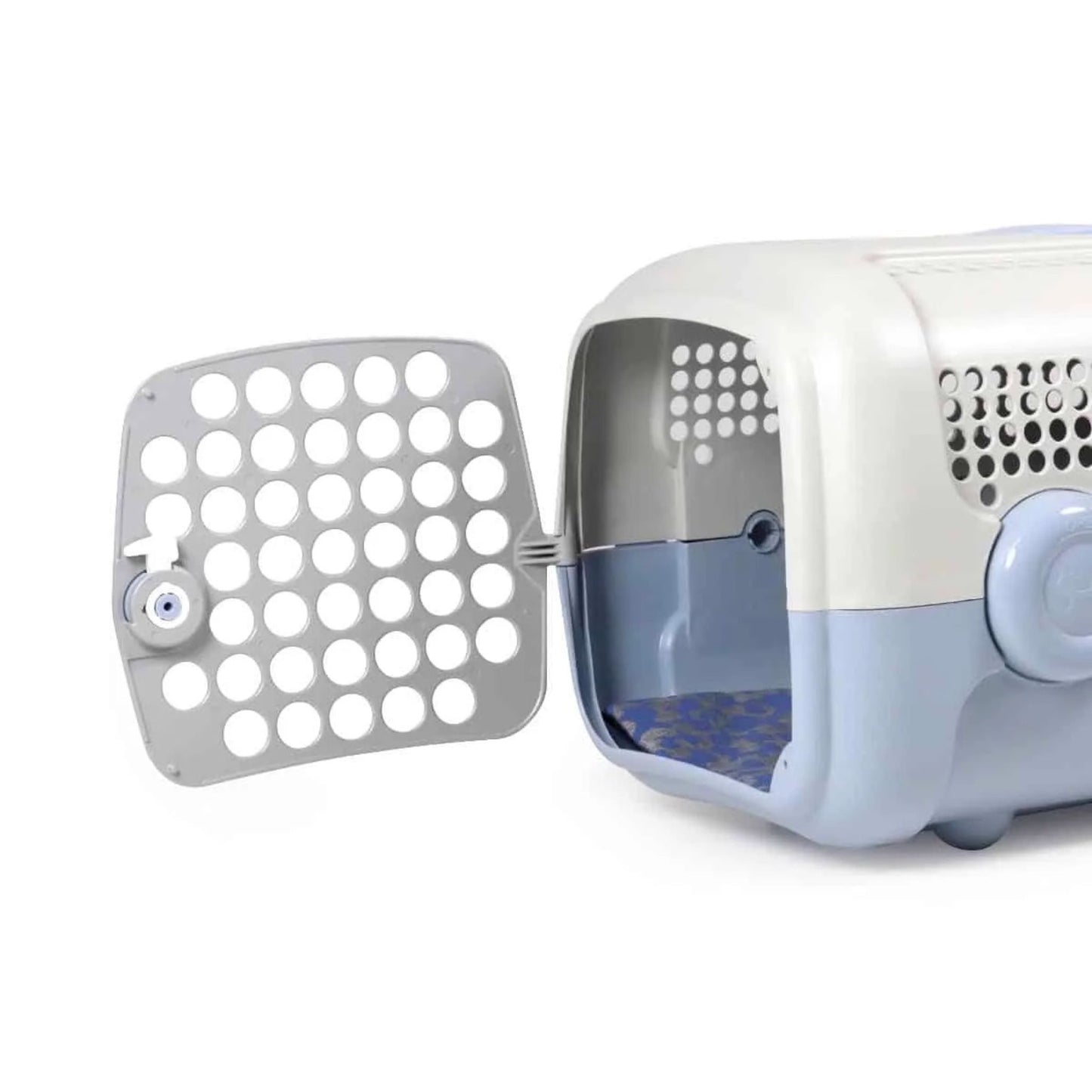UNITED PETS - TRANSPORTÍN A.U.T.O. GRIS/AZUL PARA GATOS (Y PERROS)