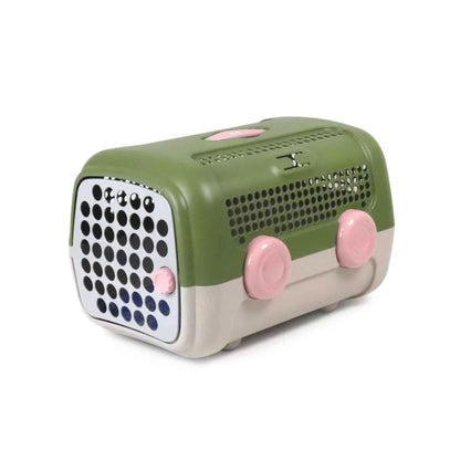 UNITED PETS - TRANSPORTÍN A.U.T.O. VERDE/TAUPÉ PARA GATOS (Y PERROS)