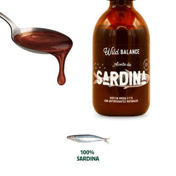 Aceite de sardina de Wild Balance, suplemento de omega 3 para perros y gatos