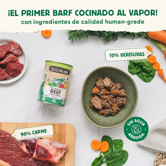 wild balance lata filosofia barf de ternera para perros 1