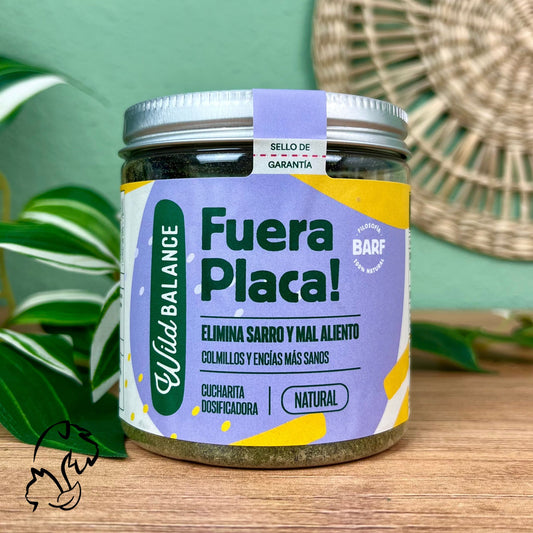 Wild Balance, suplemento natural Fuera Placa! para el cuidado dental de perros y gatos