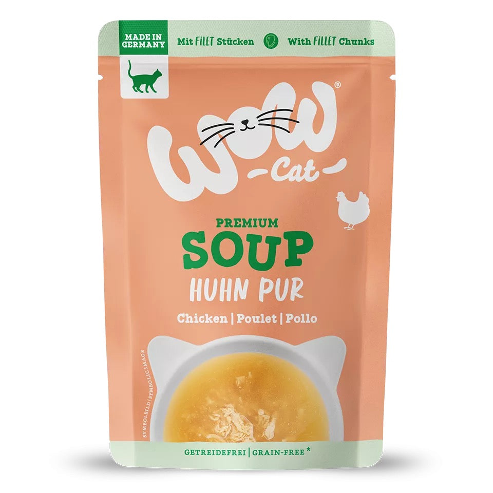WOW CAT - SOPA DE POLLO PARA GATOS