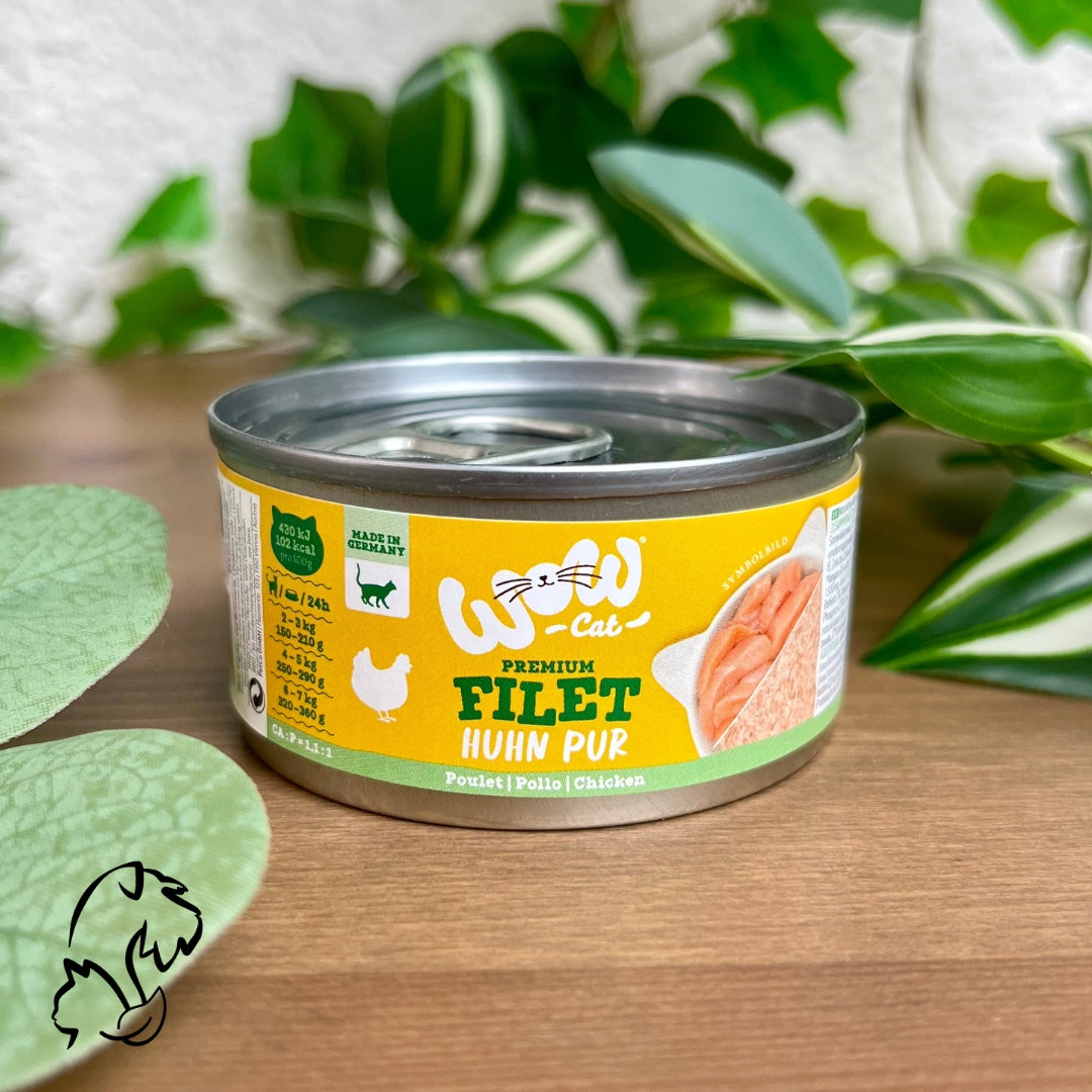 Wow Cat Lata Monoproteica De Filetes De Pollo Para Gatos