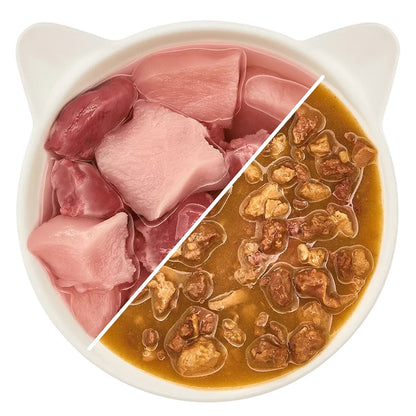 WOW CAT - SOBRE FILETES DE POLLO EN SALSA PARA GATOS